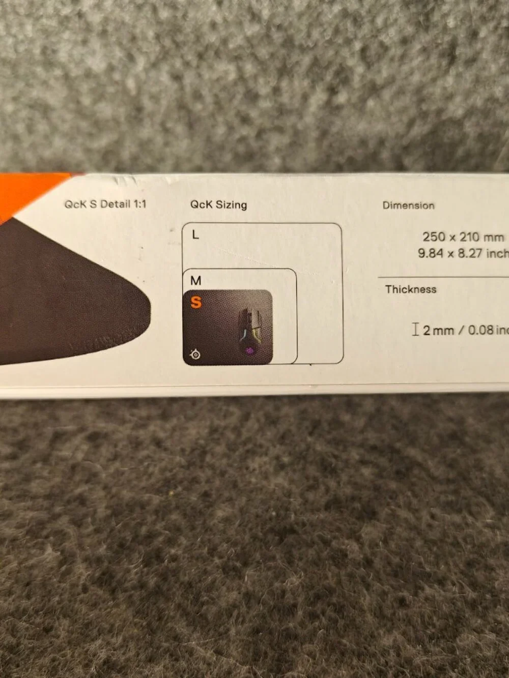 SteelSeries QcK Small Cloth Gaming Mousepad Micro‑Woven Surface NEW